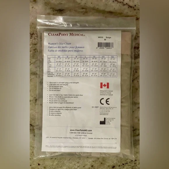 ClearPoint Medical Compression Vest w/ Sleeves #500 Post-Op Surgical Garment | M - Picture 4 of 7